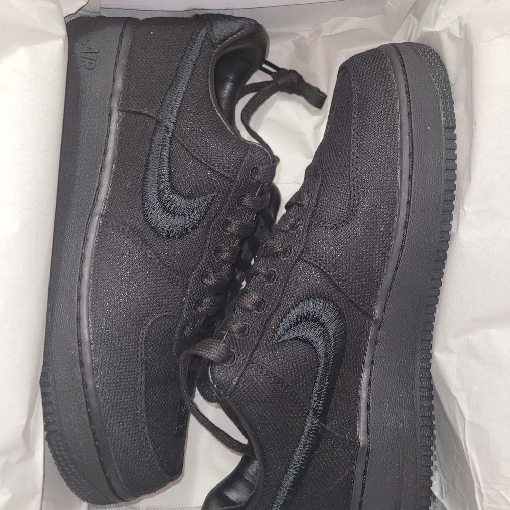 Nike x Stussy Air Force 1 low black